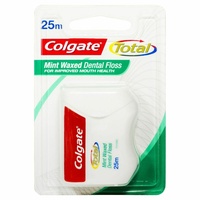 Colgate Dental Floss Total 25M Slides Easily Without Shredding