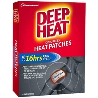Deep Heat Patches Small For Temporary Relief of Muscular Aches & Pains
