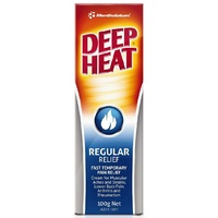 Deep Heat Regular Rub 100G Temporarily Relieves Several Muscle Pains