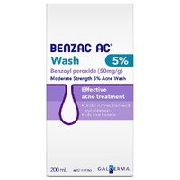 Benzac Ac 5 Wash 200ML Water Based Acne Wash