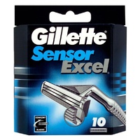 Gillette Razor Blades Sensor Excel 10  fit all Sensor razors