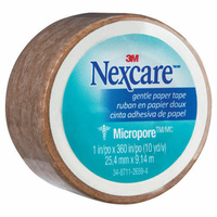 Nexcare Micropore Paper Tape 25Mmx9.1M Tan