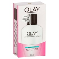 Olay Moisturising Lotion 150ml Sensitive Skin hydrates and maintains the skin's