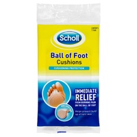 Scholl Ball Of Foot Cushion 1 Pair Easy To Use, One Pair. Washable And Hygienic