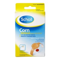 Scholl Corn Removal Plaster Washproof 8 Corn Removal, Cushioning Relief