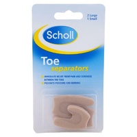 Scholl Toe Separators 3 Relieve Running And Pressure between toes and washable