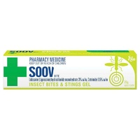 Ego Soov Bite Gel 25G calms area, provides relief from the pain and itchiness