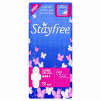 Stayfree Cotton Soft Wing Super 12