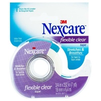 Nexcare Flexible Clear Tape 19Mm X 6.4M