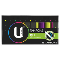 U by Kotex Tampons Mini 16