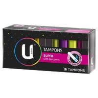 U by Kotex Tampons Super 16