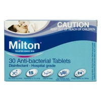 Milton Sterilising Tablets 30 Anti-Bacterial Effervescent Tablets