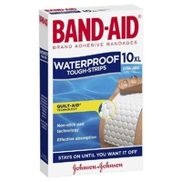 Bandaid Tough Strips Extra Large - 10 Pack Quilt-Aid Technology