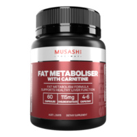 Musashi Fat Metaboliser+Carnitine Capsules 75