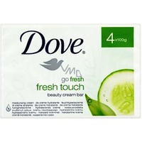 Dove Beauty Cream Bar Fresh Touch 100Gx4 Cucumber And Green Tea