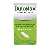 Dulcolax 10Mg Suppositories 10 - Durolax Bisacodyl Suppositories 10Mg