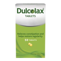 Dulcolax 5mg Tablets 50 - Relieves Constipation And Helps Restore Regularity.