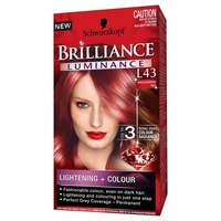 Schwarzkopf Brilliance Hair Colour Luminance L43 Smouldering Red