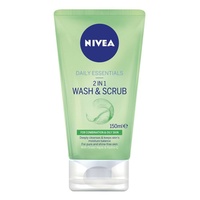 Nivea Daily Essentials 2in 1 Wash & Scrub 150ml