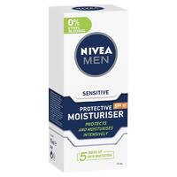 Nivea For Men Face Care Sensitive Moisturiser 75ML Alcohol & fragrance-free