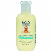 Gaia Natural Baby Hair And Body Wash - 200ml Pure Natural Organic