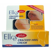 Ellgy Plus Cracked Heel Cream 50G formulated to treat dry, cracked feet & heels