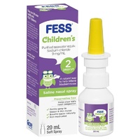 Fess Nasal Solution Spray Child - 20ml Relieve Nasal and Sinus Congestion