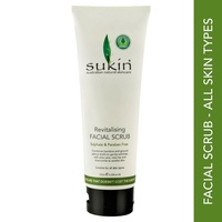 Sukin Revitalising Facial Scrub 125ml Tube Removing unwanted dirt and impurities