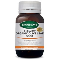 Thompsons Olive Leaf 5000MG Capsules 60 Aids in maintaining general wellbeing