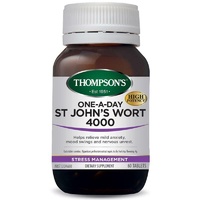 Thompsons St John Wort 4000MG Tablets 60 relieve mild anxiety, mood swings