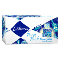 Libra Tampons Regular Purse Pack 16