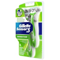 Gillette Sensor3 Disposable Male Razor Blades 4 Pack