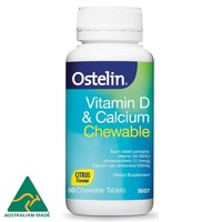 Ostelin Vitamin D + Calcium Chewable Tablets 60