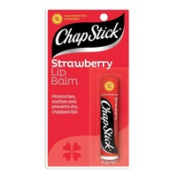 Chapstick Strawberry Lip balm SPF15+ 4.2G Care for dry, cracked, chapped lips