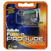 Gillette Fusion Proglide Power Cart 4Pk