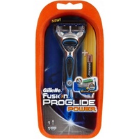 Gillette Fusion Proglide Power Razor - helps guide stubble to the blades