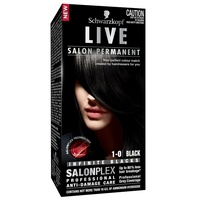 Schwarzkopf Live Salon 1.0 Black skin-flattering, intensive long-lasting colour