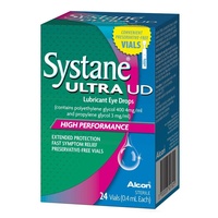 Systane Ultra Lubricating Eye Drops Vial 0.4Ml 24Vals