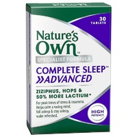 Natures Own Complete Sleep Advanced Tablets 30