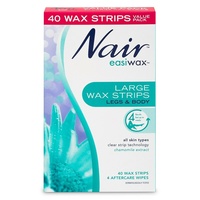Nair Easiwax Large Wax Strips 40 'With Chamomile Extract