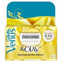 Gillette Venus & Olay Refill 3Pk For Smooth Legs And A Passion For Skin Care