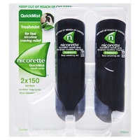 Nicorette Quick Mist Spray 150X2 26.4ML Fast Nicotine Craving Relief