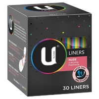 U by Kotex Liners Nude 30 Liners for daily freshness or back up protection