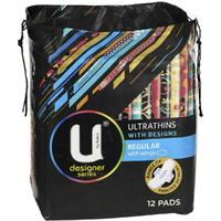 U by Kotex Thin Regular with Wings Design 12
