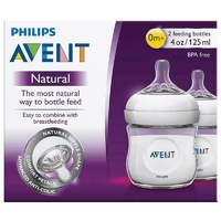 Avent Natural Feeding Bottle 125ML 2 Pack