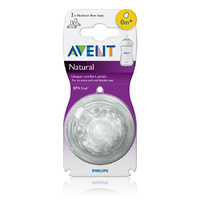 Philip Avent -  Natural Teat Newborn Flow 2pk