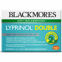 Blackmores Lyprinol Double Capsules 30 anti-inflammatory supplement