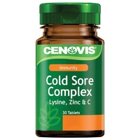 Cenovis Cold Sore Complex Tablets 30 reduce the chance of getting a cold sore