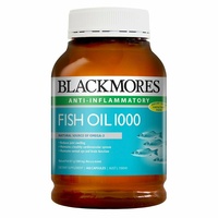 Blackmores Fish Oil 1000mg 400 Capsules Maintains heart, skin, eye,brain health