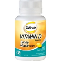 Caltrate Vitamin D 1000IU Liquid Capsules 180